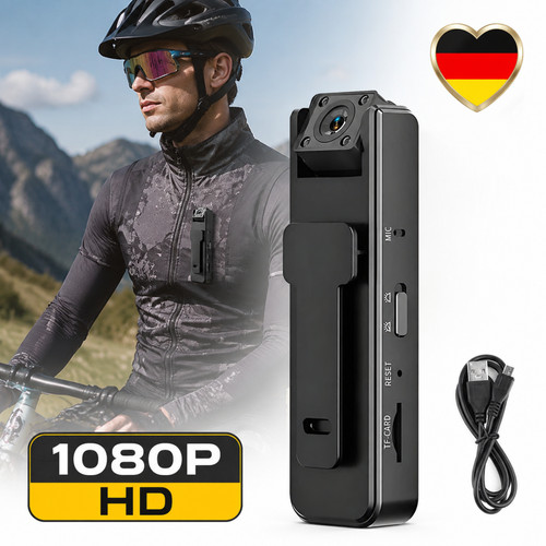 Mini körperkamera 1080p - körperkamera, hd