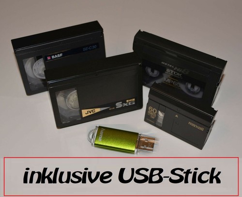 Video8 hi8 digitalisieren - 6x, video8,